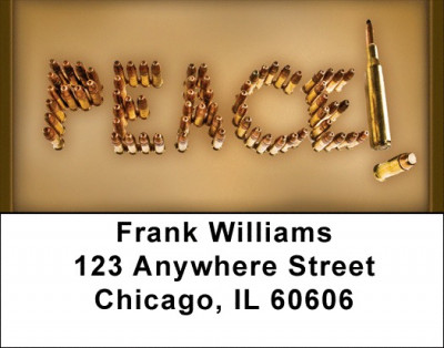 Amunition For Peace Address Labels | LBZWIS-07