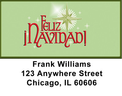 Feliz iNavidad Address Labels | LBZXMS-30