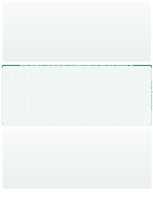 Green Safety Blank Middle Laser Checks | LMC-BLA-GS