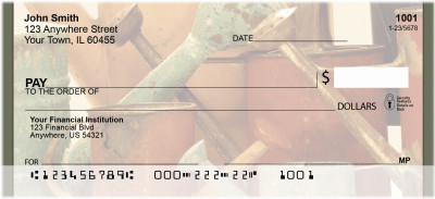 Vintage Watering Cans Personal Checks | QBA-04