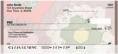 Vintage Quilt Personal Checks | QBA-17