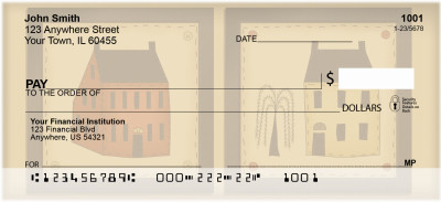 Americana Folk Art Personal Checks | QBA-21