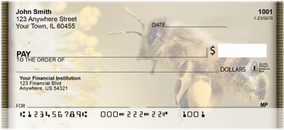 Bees And Blooms Personal Checks | QBA-29