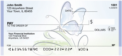 Celebrate Today Butterfly Personal Checks | QBA-73