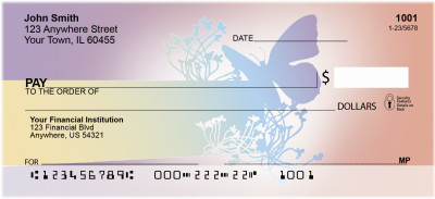 Winging It Silhouette Personal Checks | QBA-78