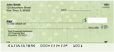 Fields Of Wildflowers And Dragonflies Personal Checks | QBC-11