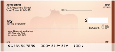 Misty Mornings Horse Personal Checks | QBC-69