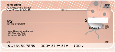 Ladybug Seeing Red Personal Checks | QBC-89
