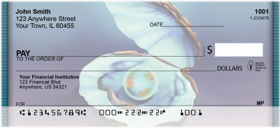 Mother Earth Pearl Personal Checks | QBE-18