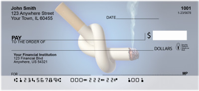 Stop Smoking Personal Checks | QBE-54