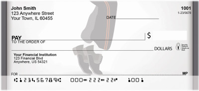 Moon Walk Dance Tribute Personal Checks | QBE-61