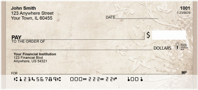 Musical Grunge Garden Personal Checks | QBE-75