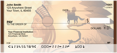 Native American Heritage Personal Checks | QBF-29