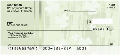 Mystical Clovers Personal Checks | QBG-37