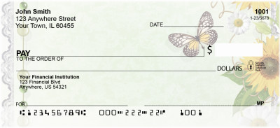 Country Garden Party Personal Checks | QBG-39