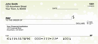 Daisies In The Air Personal Checks | QBG-41