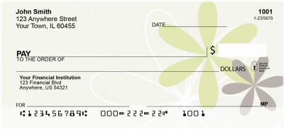 Quietly Retro Personal Checks | QBG-45