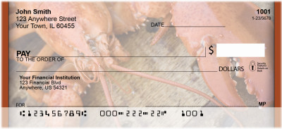 Lobster Fresh Catch Personal Checks | QBH-35
