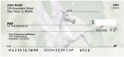 Unicorn In Moonlight Personal Checks | QBH-63