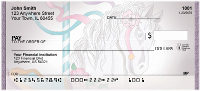 Carousels And Unicorns Personal Checks | QBH-65