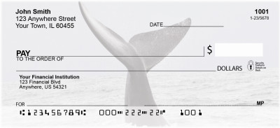 Whale Fish Tales Personal Checks | QBI-65