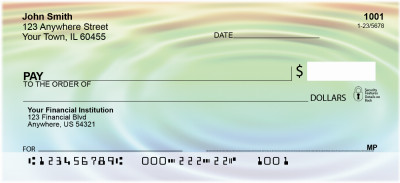 Rainbow Ripples Personal Checks | QBJ-25