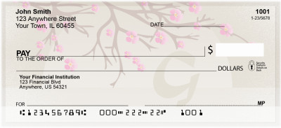 Cherry Blossom Serenity - G Monogram Checks | QBJ-65