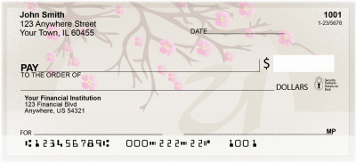 Cherry Blossom Serenity - U Monogram Checks | QBJ-79