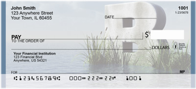 Letter B In The Sea Personal Checks | QBK-39