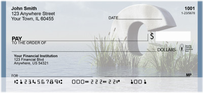 Letter C In The Sea Personal Checks | QBK-40