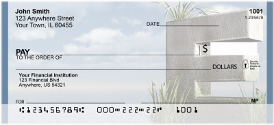 Letter E In The Sea Personal Checks | QBK-42