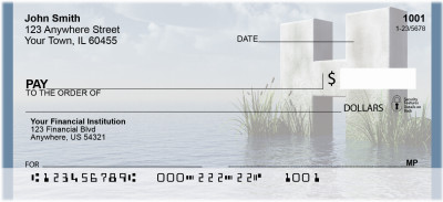 Letter H In The Sea Personal Checks | QBK-44