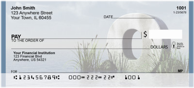 Letter O In The Sea Personal Checks | QBK-49