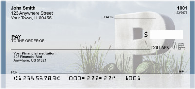 Letter P In The Sea Personal Checks | QBK-50