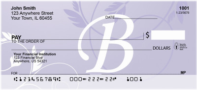 Purple Prosperity -B Personal Checks | QBK-82