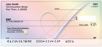 Rainbow Art Monogram - A Personal Checks | QBL-08