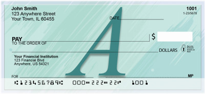 Restoration Monograms - A Personal Checks | QBL-34