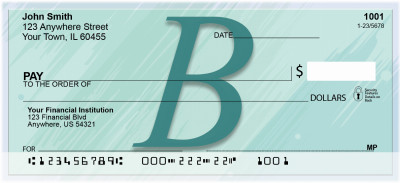 Restoration Monograms - B Personal Checks | QBL-35