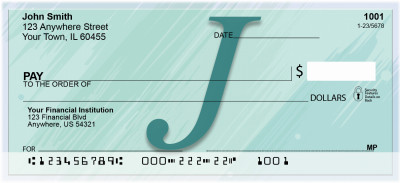 Restoration Monograms - J Personal Checks | QBL-43