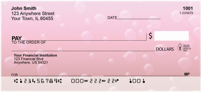 Drops On Hot Color Personal Checks | QBM-83