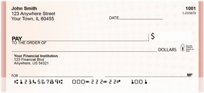 Classic Warped Personal Checks | QBN-06