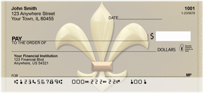 Colorful Fleur de Lis Personal Checks | QBN-24