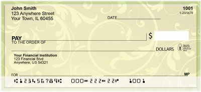 Refreshing Florish Personal Checks | QBN-33