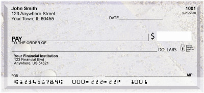 Golden Fairy Dust Personal Checks | QBN-61