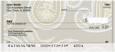 Paisley Plus Personal Checks | QBN-65