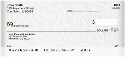 Carved In Stone Personal Checks | QBN-98