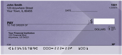 Stoned Purple Personal Checks | QBO-06