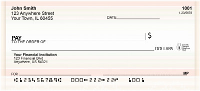Stripes And Vines Personal Checks | QBO-10