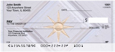 Sun Symbol Of Unity Personal Checks | QBO-23