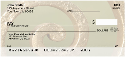 Swirls And Curls Personal Checks | QBO-28